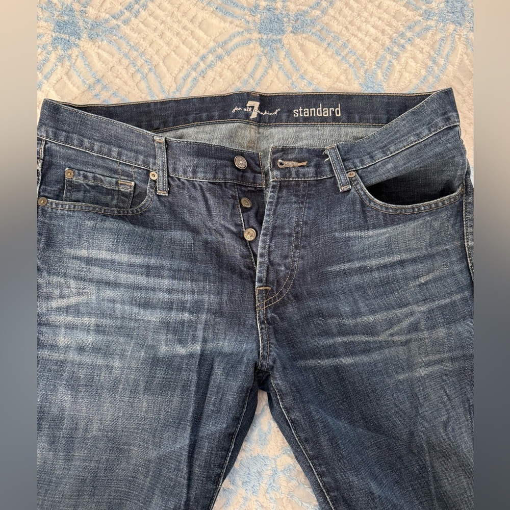 Men’s 7 For All Mankind jeans 34x33 - Picture 5 of 10